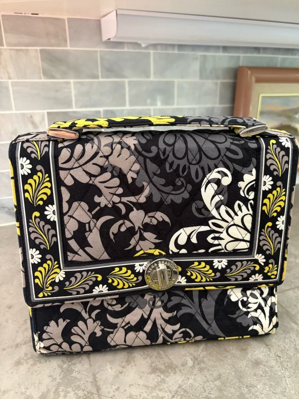 Vera Bradley Julie crossbody bag in the retired Baroque pattern